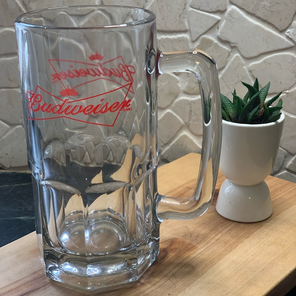 BUDWEISER | 32oz Heavy Glass Mug
